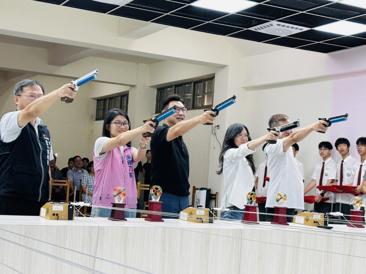 射擊人才銜接再升級 中市新社高中射擊訓練場正式啟用 F1157a93d69765427c27543a384e47c2