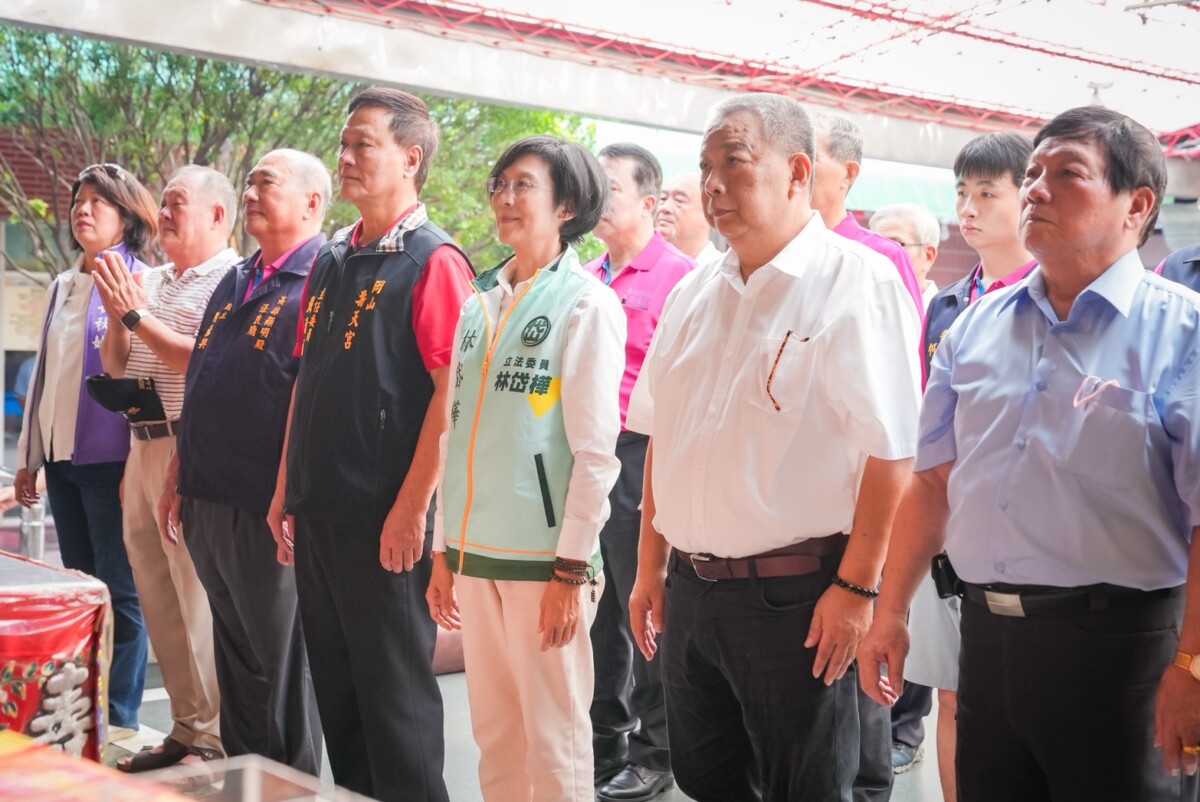 林岱樺岡山壽天宮參香祈福 提出四大願景注入地方新動能 02cf15aa98567a1516f07baada3ff092