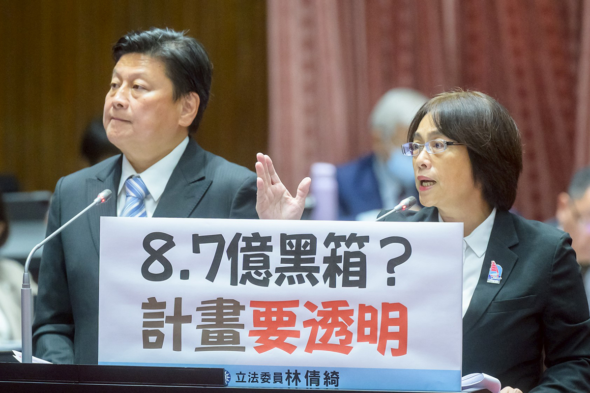 林倩綺督政不手軟 質詢李洋部長查8.7億體育預算黑箱 推動運動平權改革 6891b99a9b518345d3a01ac0b7e36243