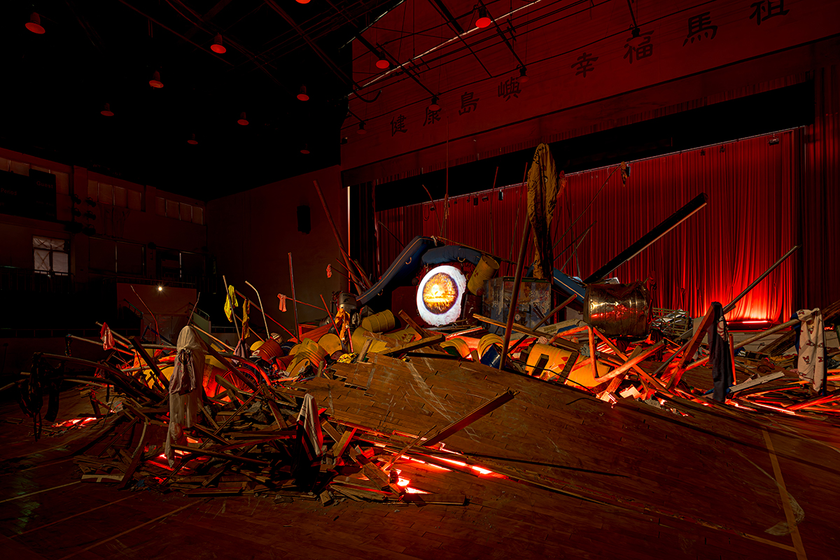 回收物堆砌巨獸 哥吉拉現身南竿舊體育館 D1eabdf6a61485979c648edad3e7c59b