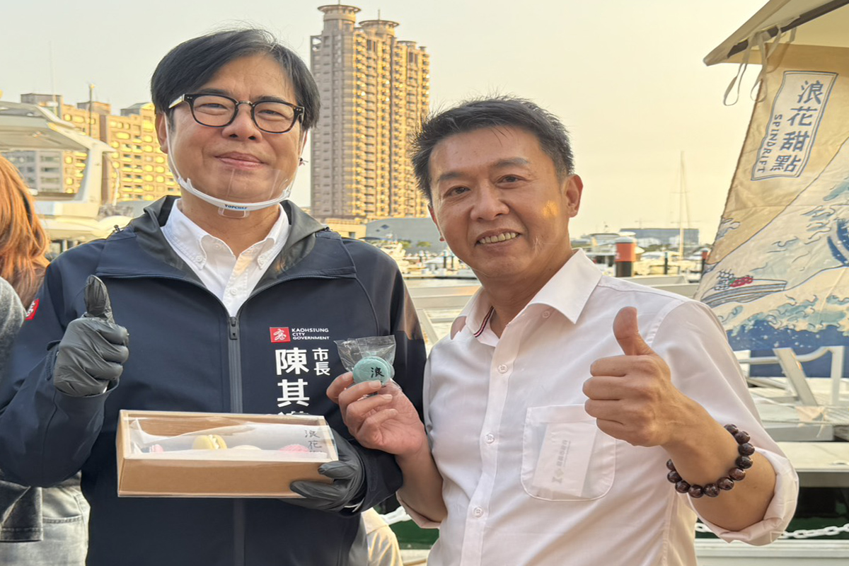 馬卡龍變笑點 許智傑陳其邁手作翻車變全場焦點 6fd00ff9382fddd114501d5bc288dce4