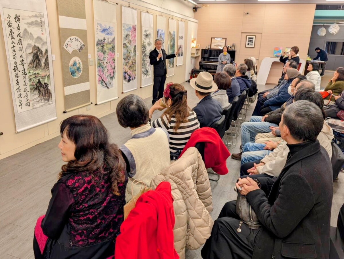 圖四：唐彥博校長表示，未來將規劃將藝術微型課程納入教學內容，持續邀請藝術家走入校園，讓藝術成為學習的一部分，深化校園的人文內涵。
