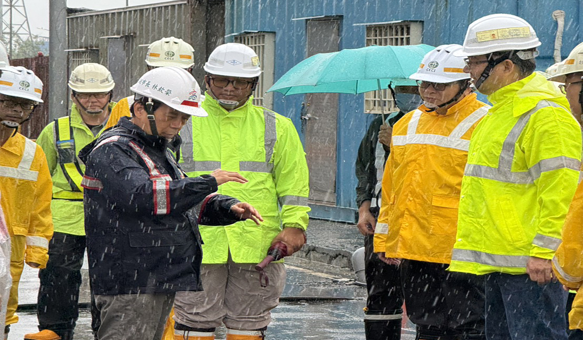 超豪大雨來襲　林欽榮連兩日視察捷運工區強化防汛整備守護安全