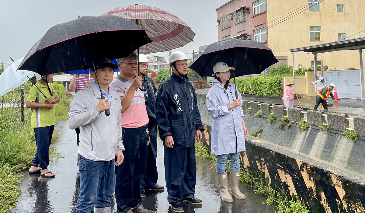 道路塌陷不等待   林園港仔埔啟動緊急搶修　農水署高雄管理處跨單位守護民眾安全