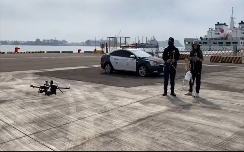 陸海空三維防線成形　高港警無人機助陣打造造筏賽安全屏障