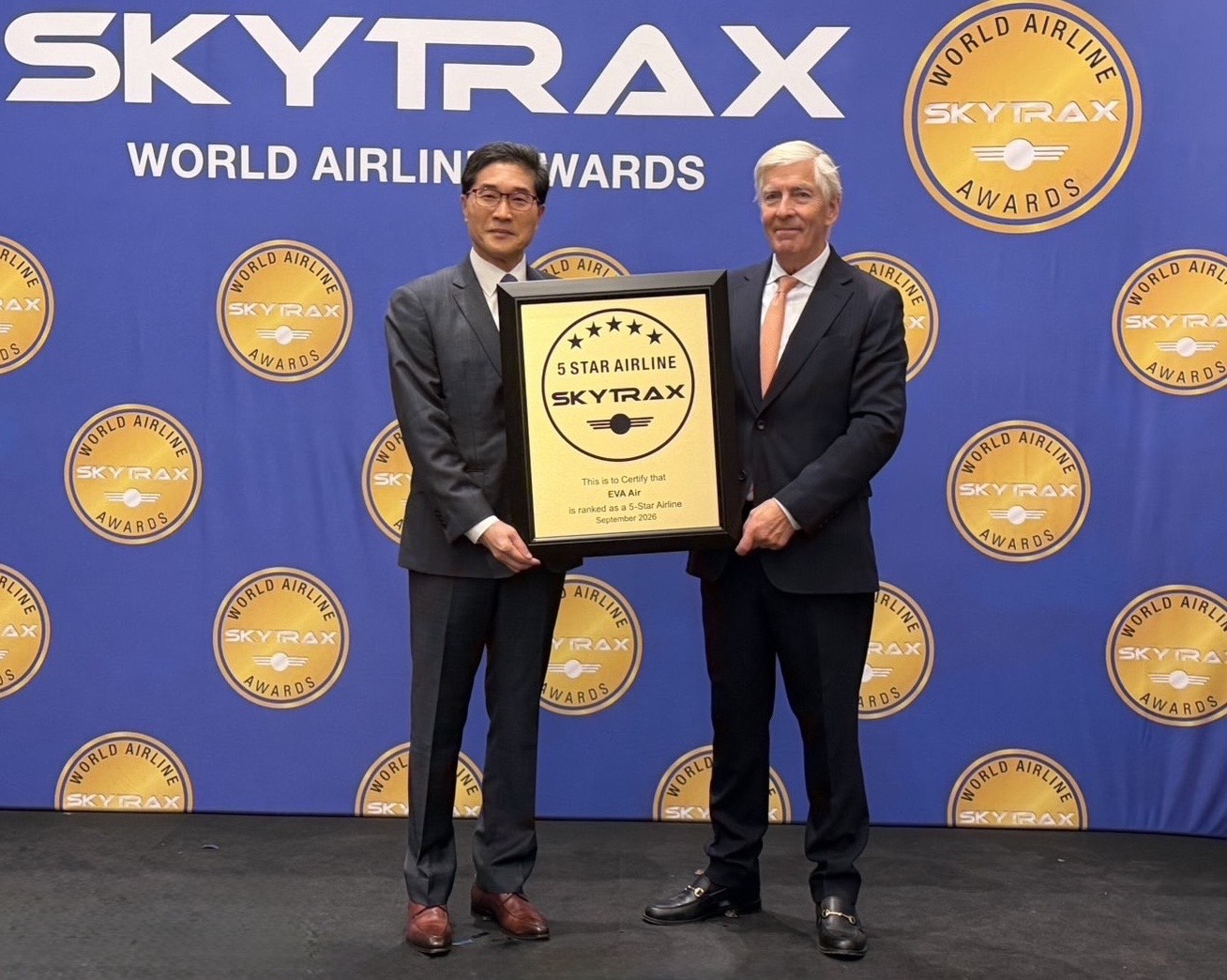 三項世界第一再添國際榮耀　長榮航空連續11年獲SKYTRAX五星航空肯定