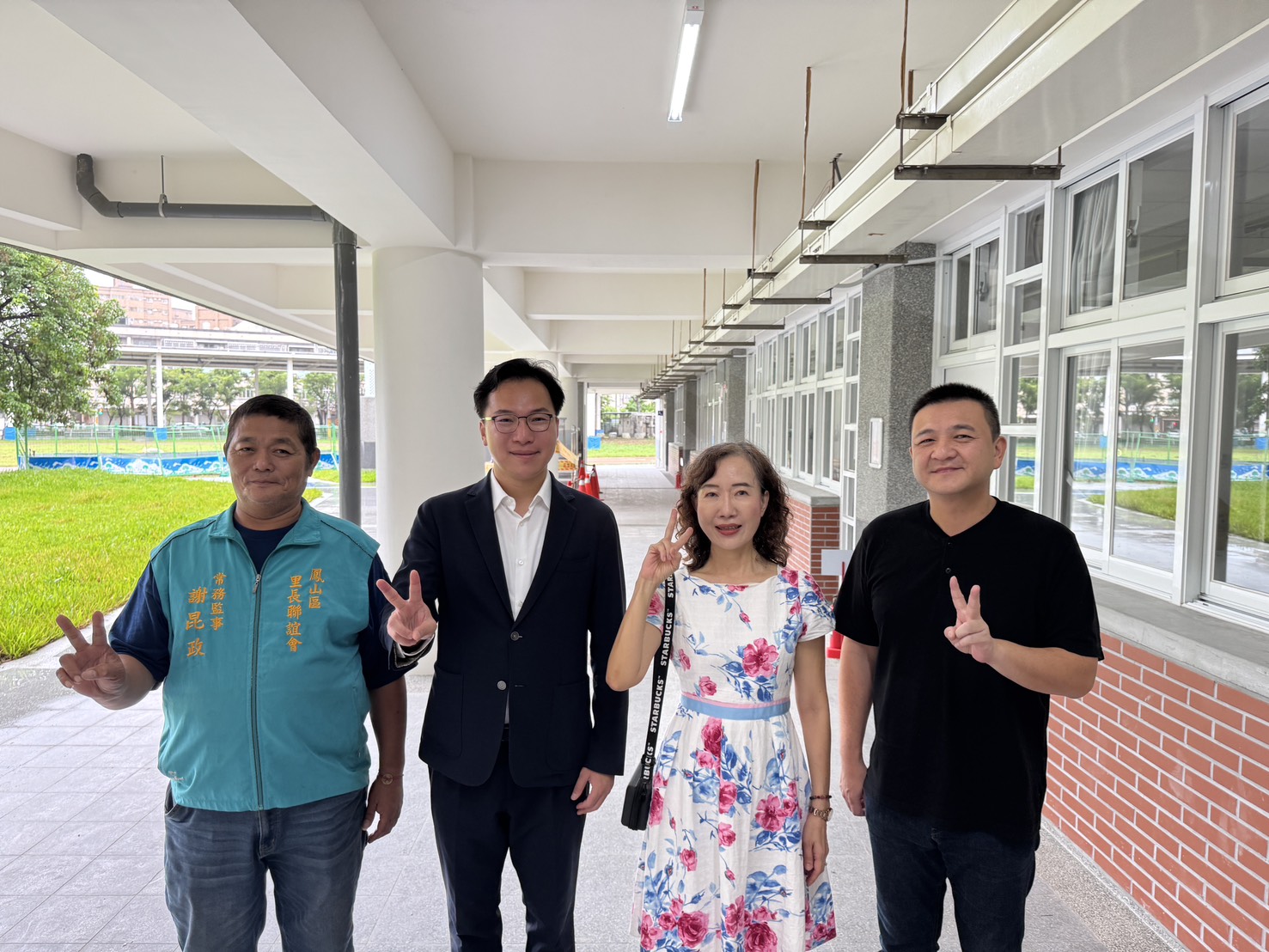 新校舍啟用迎開學  林智鴻全程關注鳳翔國中  增班擴充教育量能