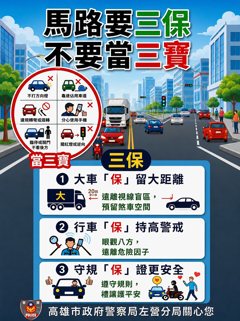 大型車死角有多危險　左警打造沉浸式VR體驗籲用路人遠離看不到的危機
