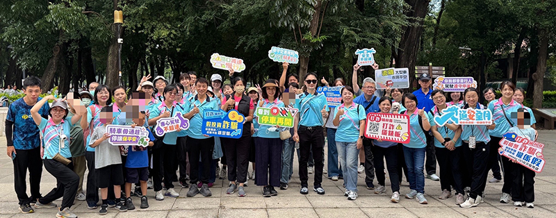 從健走到交安一起行動　楠梓警攜健仁醫院打造安全通行新日常