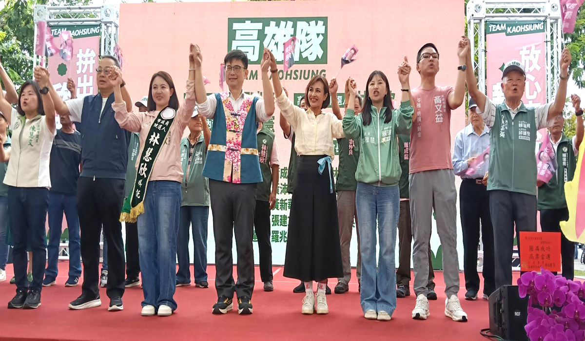 林慧欣競總成立獲邱議瑩賴瑞隆相挺　喊話大旗美搶救大旗美唯一女性關鍵席次