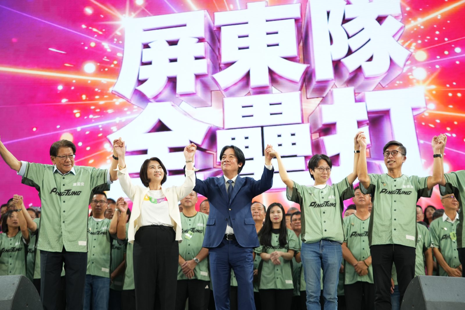 賴清德盛讚周春米施政表現　南高屏首長站台助攻拚連任再創屏東新局