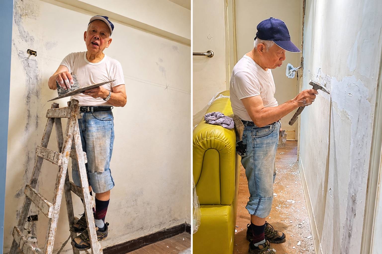 一生調出快樂色彩，90歲油漆達人林文芳伯伯留下生命典範